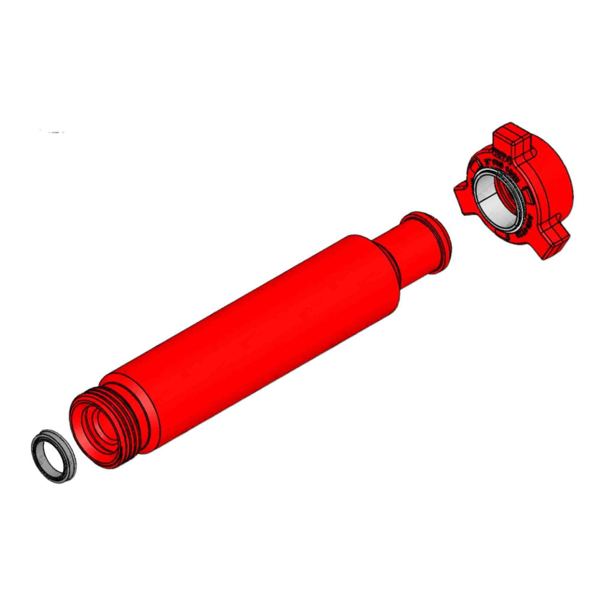 Blast Sub Pup Joint 2" Fig 1502 X 2FT MxF DET Integral 15,000 Psi Standard Service