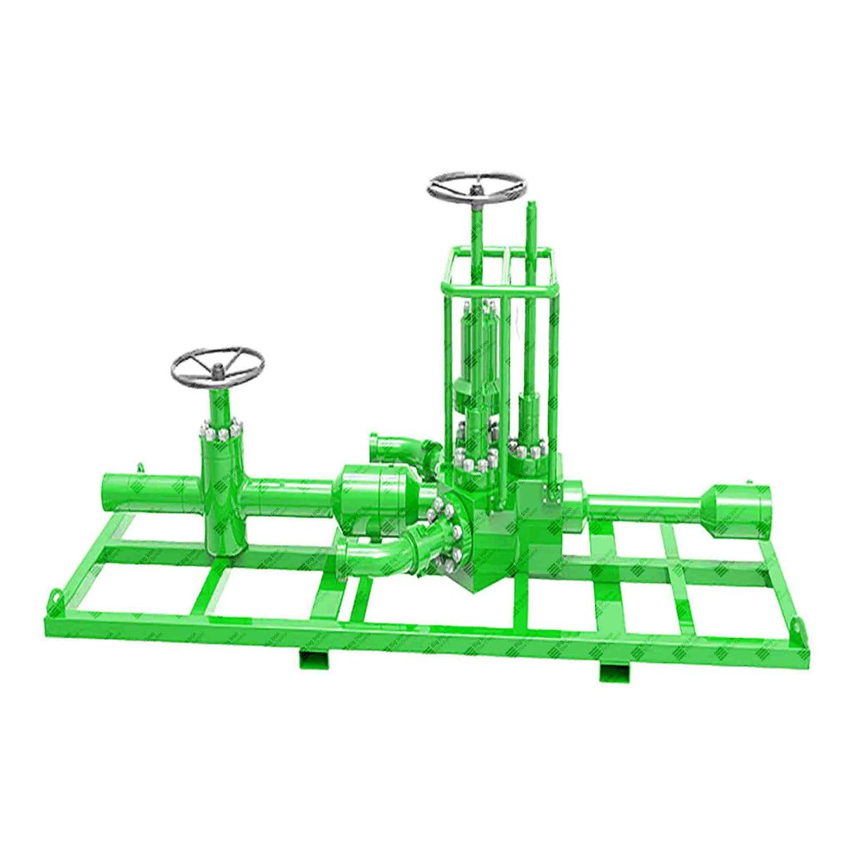 Flow Head Surface Test Tree, 3-1/16" 10M, P+U